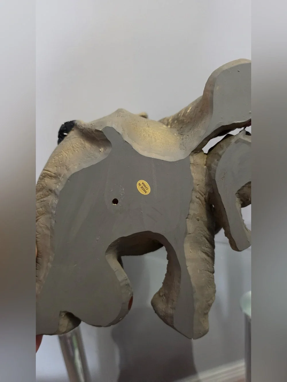Vintage paw prints tuskers elephants mother & child rise and fall rare